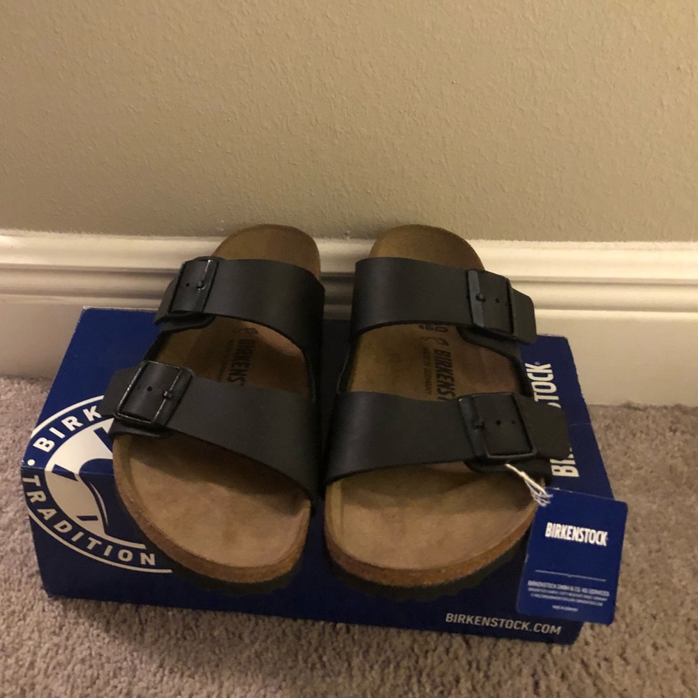 Black Arizona Birkenstocks